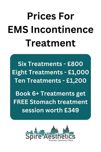 EMS Incontinence Treatment Prices Whitley Sands